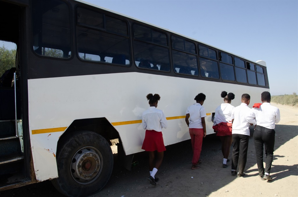 A Mojagedi Secondary School bus, which has parents and pupils worried. Photo by Rapula Mancai