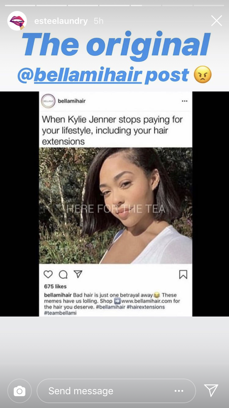 Bellami Hair wig company called out for making racist remarks about Jordyn  Woods' new hairdo | Life