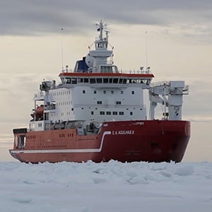The SA Agulhas II. (South African National Antarctic Programme) 