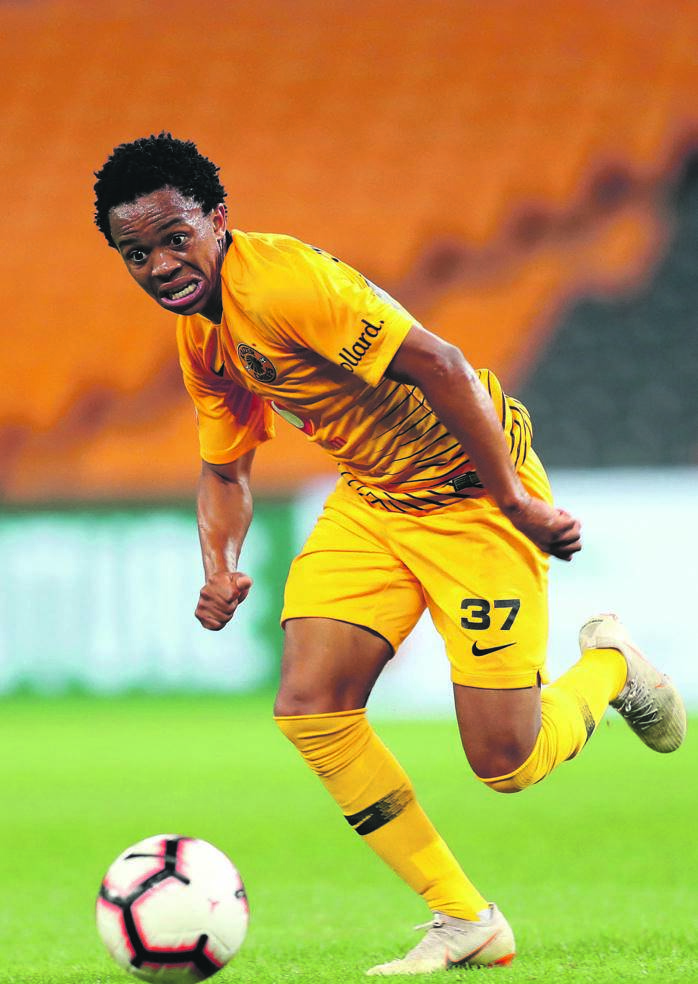 NEW BLOOD Teen Nkosingiphile Ngcobo made an instant impression with his debut for Kaizer Chiefs last weekend. Picture: Samuel Shivambu / BackpagePix