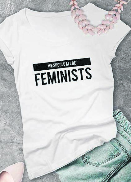 We should all be feminists on a T-shirt