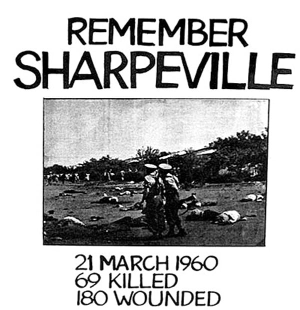 60 years since the Sharpeville Massacre