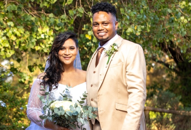 Zephany Nurse and Justin Sheldon recently tied the knot in front of all their loved ones.
 (PHOTO: Gallo Images/ER LOMBARD) 