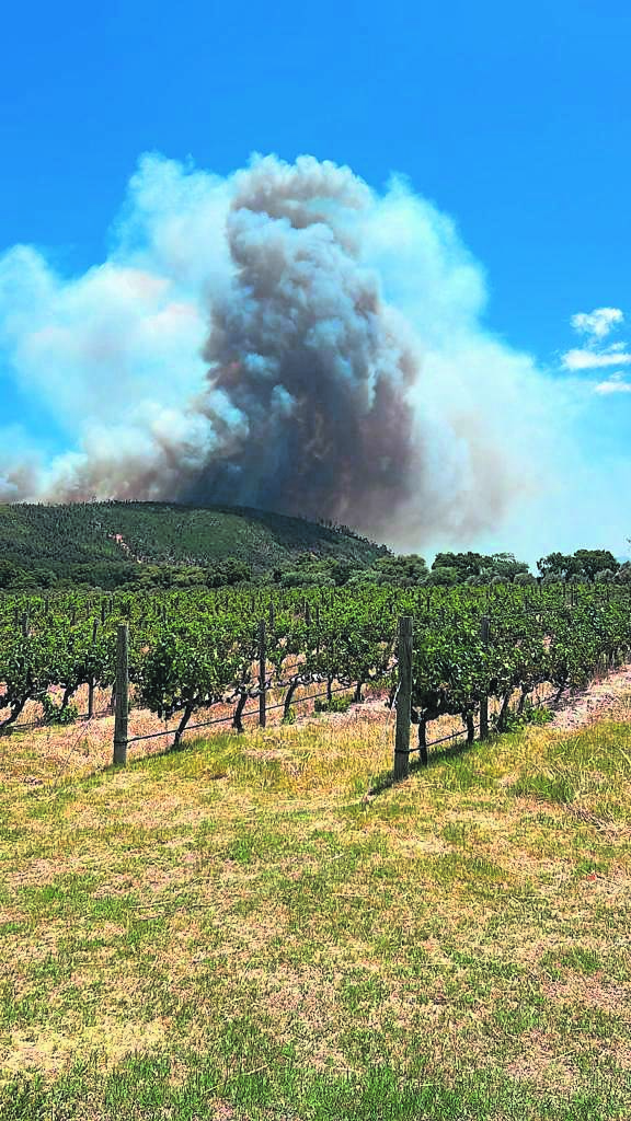 With the current dry, hot and windy weather, there is an extreme danger of veld firesPhoto: Winlands FPA