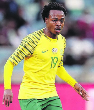 NO PRESSURE A lot is expected of Percy Tau as Bafana desperately need a point to reach the Afcon finals in June. Picture: Muzi Ntombela / BackpagePix