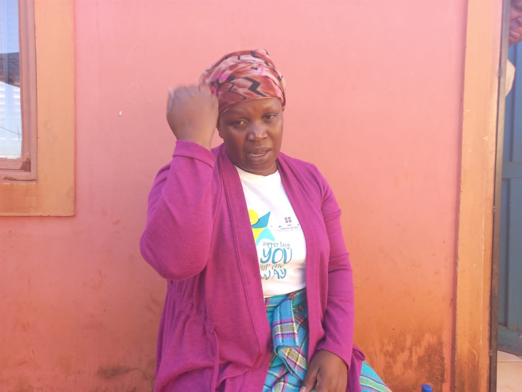  Merry Moteka says her son, Kekeletso, was stabbed