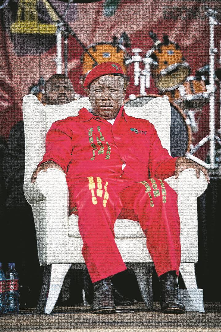 Julius Malema en die EFF is oplaas nie magtig nie. Foto: Cornél van Heerden