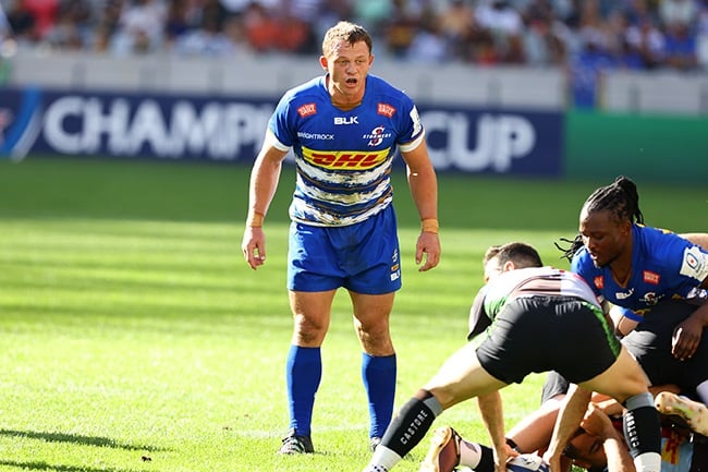 Deon Fourie in action for the Stormers against Harlequins. (Photo by EJ Langner/Gallo Images)
