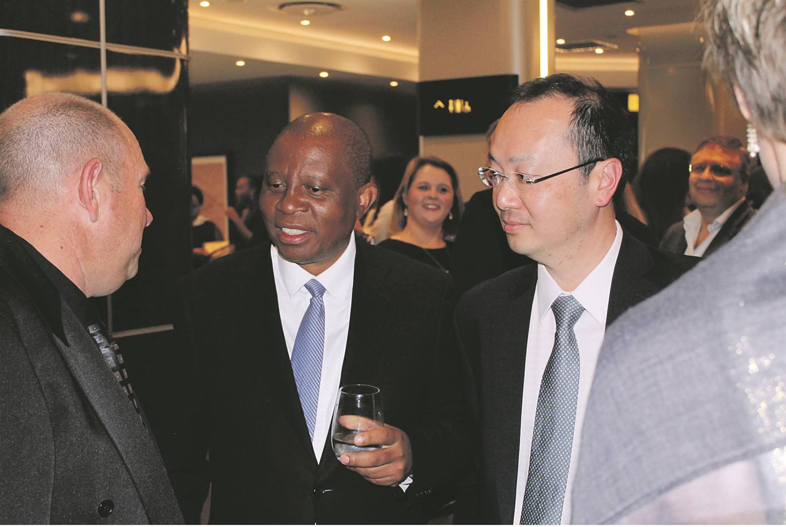 Herman Mashaba and       Michael Sun attended the gala dinner