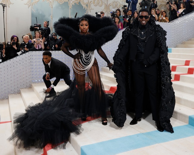 Yung Miami and Diddy at the 2023 Met Gala.