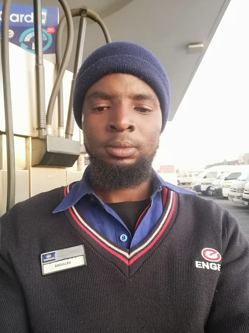 Abdullah James was caught on camera saving passengers from a burning taxi at a petrol station in Bramley, Joburg.