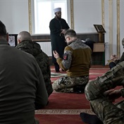 Praying for victory: Ukraine Muslims mark Ramadan