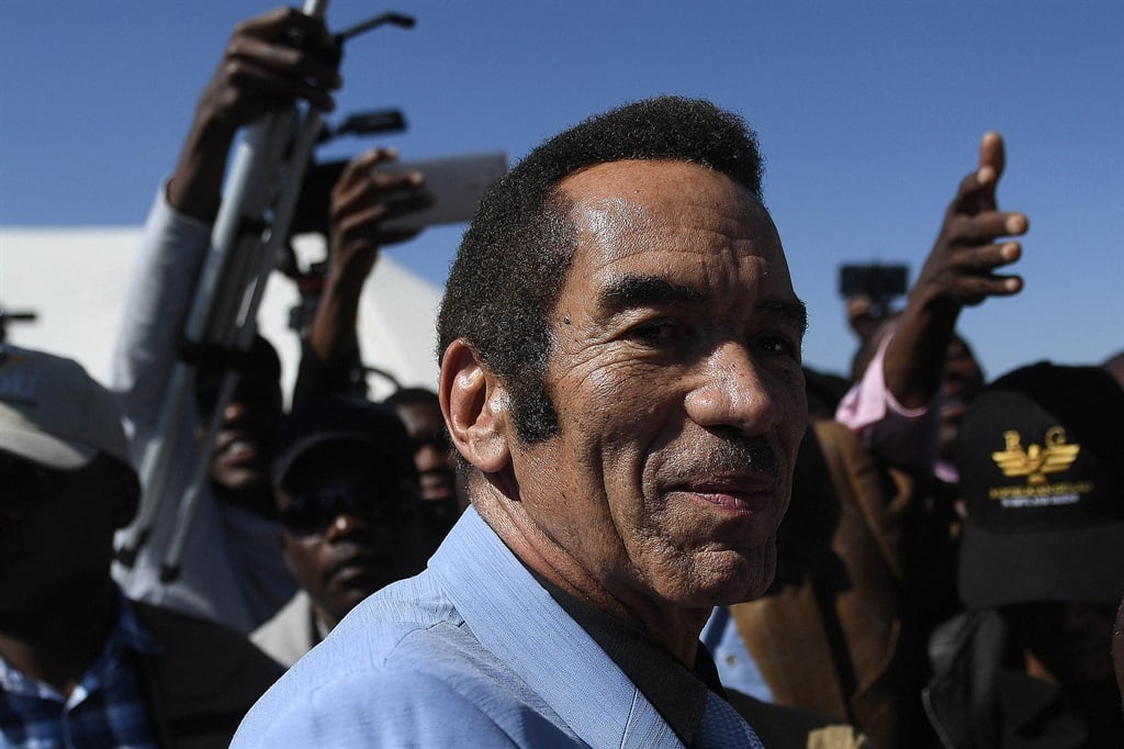 From president to "fugitive from justice" - Ian Khama has approached Botswana's courts in a bid to remove his uncle as the acting regent of the Bagammangwato tribe and appoint his cousin instead. (AFP/Monirul Bhuiyan) 