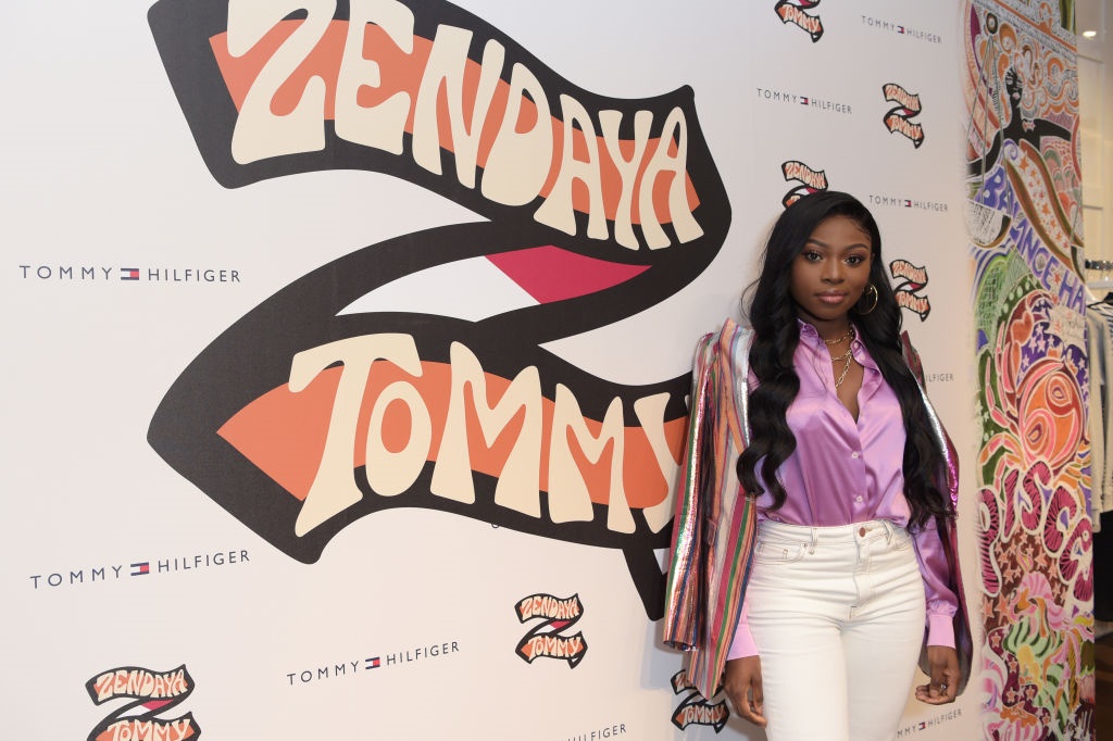 Patricia Bright attends the TommyXZendaya collection launch event at the Tommy Hilfiger store in London