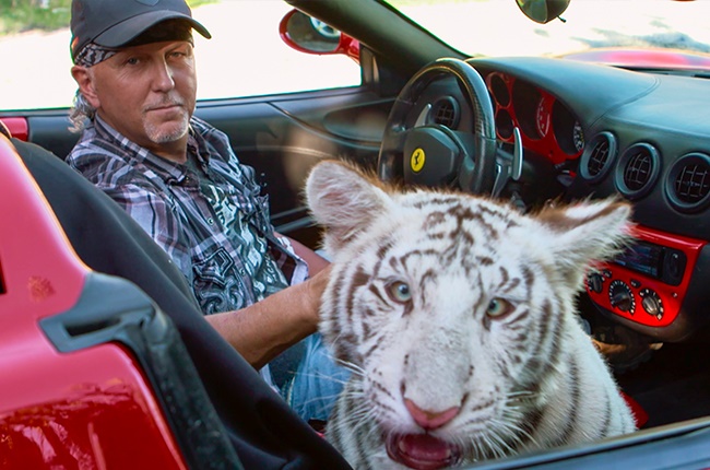 Jeff Lowe in 'Tiger King: Murder, Mayhem and Madness'. (Netflix)