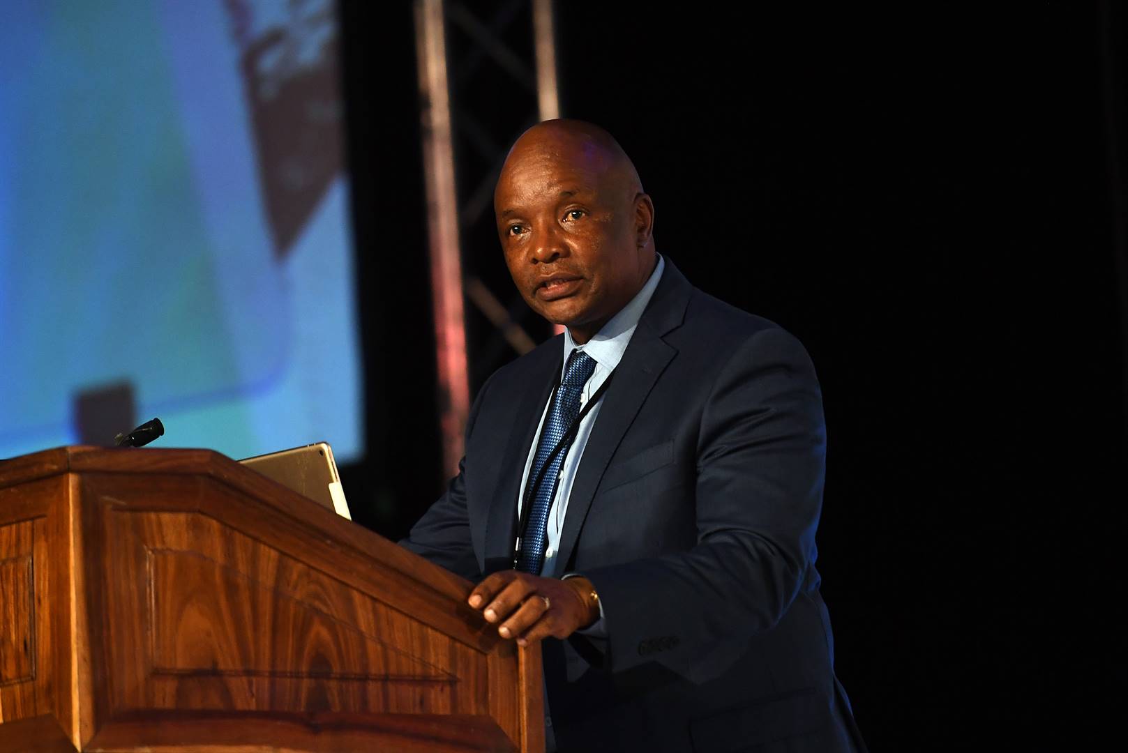 Sipho Pityana speaking at the Jobs Summit at Gallagher Estate in Midrand Picture: Felix Dlangamandla/Netwerk24 