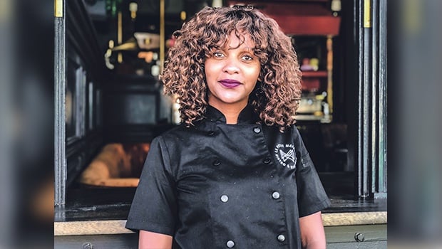 The chef: Tyeya Ngxola. Pictures: Supplied