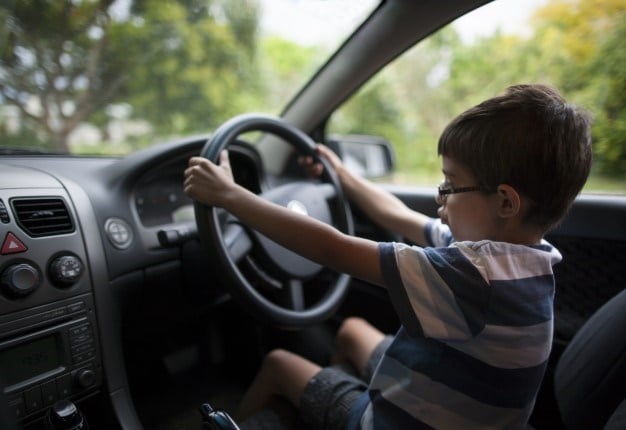 Boy driver. Image: Getty