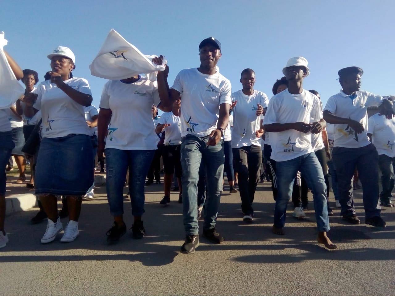 The ATM’s supporters at a rally in the Western Cape yesterday. Picture: Palesa Dlamini