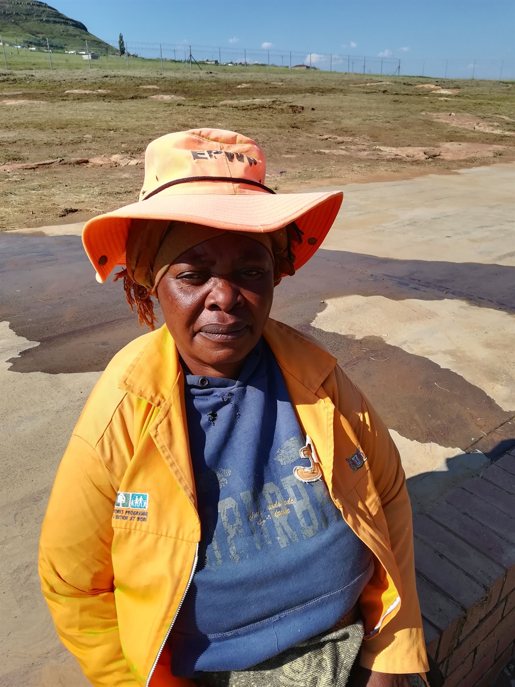 Mampho Gawula is grateful for the income she earns from the Expanded Public Works Programme, but says it is “really too little”. Picture: Lubabalo Ngcukana