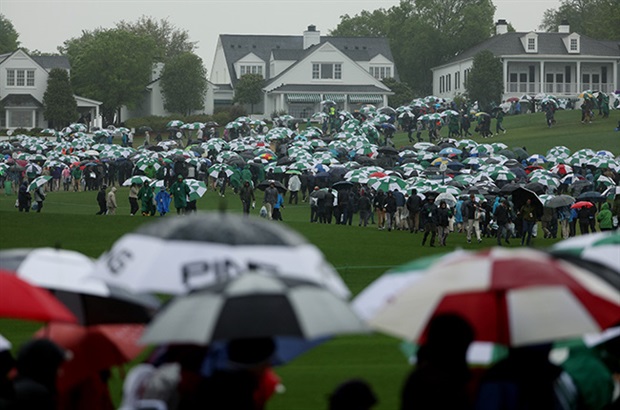 <p><strong>PLAY SUSPENDED, KOEPKA EXTENDS LEAD</strong></p><p>Brooks Koepka extended his lead at the Masters to four shots over Spain's world number three Jon Rahm on Saturday before third-round play at soggy Augusta National was suspended for the day due to heavy rain.</p><p>With puddles forming on the greens and players battling hard against conditions more akin to a British Open, organizers decided to leave the remainer of the contest for Sunday.</p><p>In wet, cold and windy conditions, players huddled under umbrellas in between shots and Tiger Woods wore a woollen hat over the top of his baseball cap.</p><p>"It's obviously super difficult. Ball's not going anywhere," said Koepka, who played his six holes of round three at one-under.</p><p>"You've got rain to deal with, and it's freezing cold. It doesn't make it easy. You've got to make some pressure putts. You know it was going to be a difficult day. You've just got to grind through it and try to salvage something."</p><p>The weather forecast for Sunday is positive with temperatures expected to rise to above 60 degrees F (15.5 C) and much less chance of rain.With the leading pair having completed six holes, there is confidence the tournament can finish as scheduled by completing the final 30 on Sunday.</p><p>A total of 39 players, Rahm among them, had returned Saturday morning to finish their second rounds, interrupted by stormy weather on Friday. The Spaniard cut Koepka's lead down to two strokes before third-round play got under way.</p><p>Rahm and Koepka both made birdies on the par-5 second but bogeys on the par-3 fourth and par-four fifth from the Spaniard left Koepka with his four-shot gap.</p><p>Koepka, at 13-under par, was on the green at the seventh hole with an 11-foot par putt when play was halted while Rahm, on 9-under, had a nine-foot birdie putt.</p><p>Koepka plays in the breakaway LIV Golf League and with his performances on that tour, including his win at Orlando last week, not counting towards the Official World Golf Rankings, he is placed at 118th in the world.<br /></p><p>That ranking more reflects the bitter nature of the conflict between Saudi-backed LIV Golf and the established PGA Tour and DP World Tour, who unlike the rebels have places on the board of the rankings body.</p><p>Koepka is a four-time major winner but his formal ranking would make him the lowest-ranked player to win the Masters since the rankings system was introduced in 1986.</p><p>The current holder of that distinction is Angel Cabrera of Argentina, who was ranked 69th when he won the green jacket in 2009.</p><p>Amateur Sam Bennett was in third place on the leaderboard, having bogeyed the par-5 second, seven strokes behind Koepka as he bids to become the first amateur to win the Masters.- Tiger makes Masters cut -Patrick Cantlay handled the challenging conditions well as he rose up the leaderboard with three straight birdies from the second hole and he was five-under overall through the 13th hole.</p><p>England's Matt Fitzpatrick, the reigning US Open champion, was one of three players level with Cantlay on five under after making three birdies before play was stopped.</p><p>Veteran Phil Mickelson, also on the LIV tour, produced a superb long, curling putt on the par-3 sixth for his second birdie of the day to briefly reach six-under but he then followed that with successive bogeys.</p><p>Tiger Woods had to battle to avoid the cut but the 15-time major winner may have wished he had failed after a nightmare start to his third round.</p><p>Woods, starting on the 10th hole, made two bogeys before double bogeys on the par-5 15th and par-3 16th left him bottom of the leaderboard six over-par overall.</p><p>By making the cut, Woods equalled the record of Fred Couples and Gary Player with 23 consecutive made cuts at the Masters.</p><p>Woods hasn't missed a Masters cut since 1996 when he was playing as an amateur.<br /></p><p>- AFP</p>