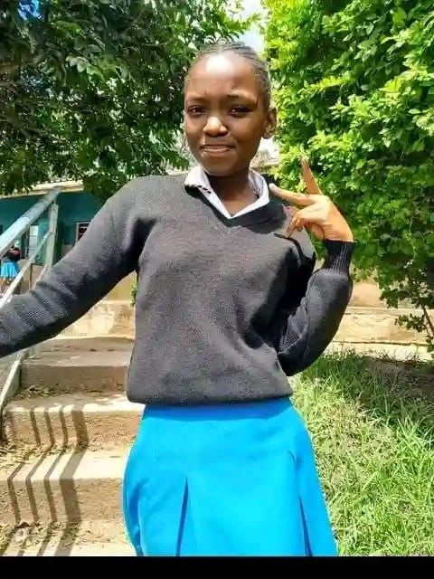 Matric pupil Zanele Khathi, who was found dead in her room. 