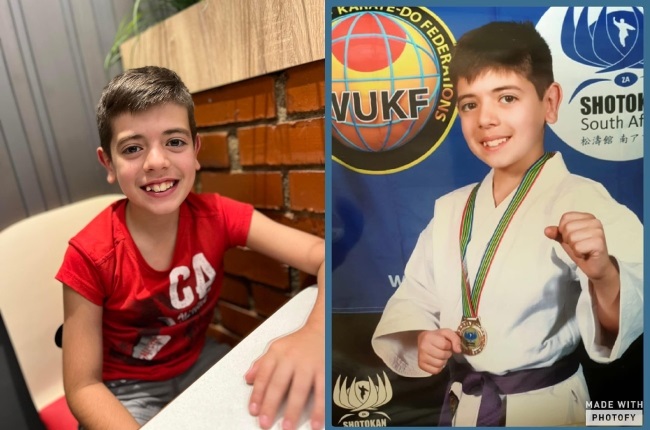 Christos Prokas took up karate to defend himself from bullies. (PHOTOS: Supplied) 