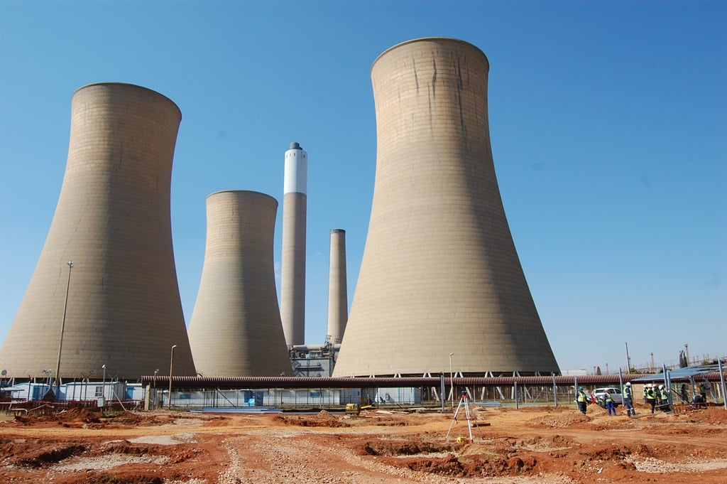 Land at the Komati power station is prepared for agrivoltaics.