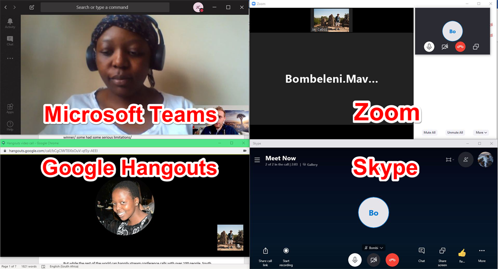 COMPARED: SA video calls on Zoom, Skype, Teams, Hangouts and WhatsApp | Businessinsider