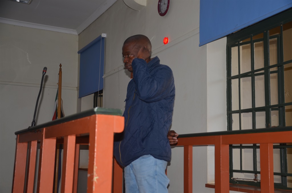 Detective Sergeant Monday Ngobeni appeared in the Bushbuckridge Magistrates Court on Wednesday. Photos by Oris Mnisi