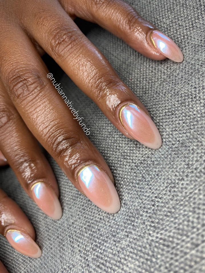 Chrome nails by Nubian Native (Supplied)
