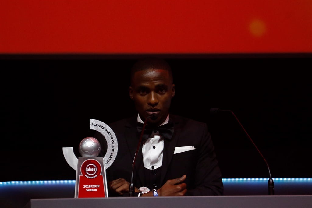 Thembinkosi Lorch   during the Premier Soccer League (PSL) Awards at Durban International Convention Centre on May 19, 2019 in Durban, South Africa. (Photo by Anesh Debiky/Gallo Images)