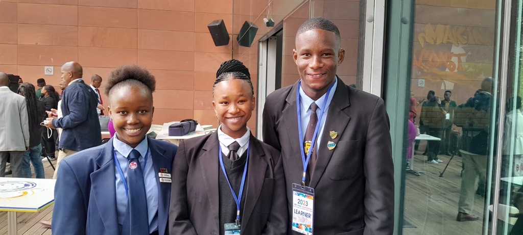 Asanda Mchunu (18), Amahle Jemane (18) and Xoliswa Nkabinde (20) are proof that despite life’s challenges, it's possible to come out on top. Photo by Zandile Khumalo