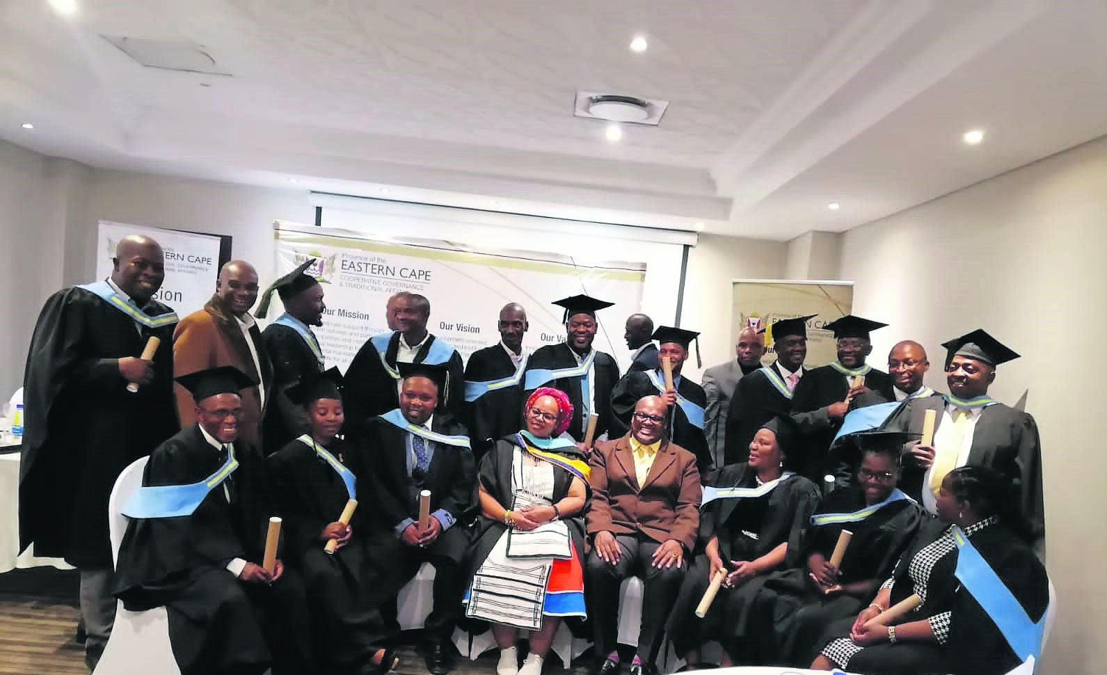 Traditional Leaders from the Eastern Cape graduated in East London.                                                                          