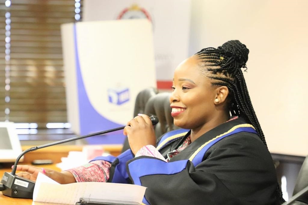 Councillor Sphesihle Mkhwanazi, who can't believe she now occupies the seat she is. 