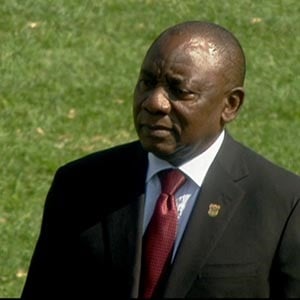 Cyril Ramaphosa's presidential inauguration started on a high note on Saturday. The crowd signalled their joy with deafening cheers.
