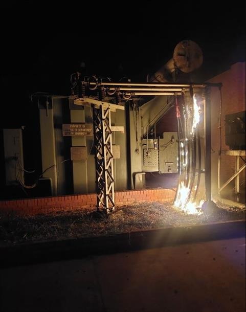 A substation fire has plunged parts of Soweto into darkness. 