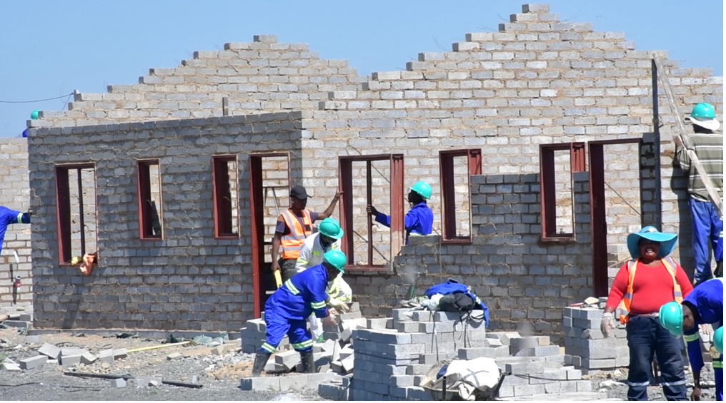 Houses are already being built on the land that was donated by Anglo American Platinum 