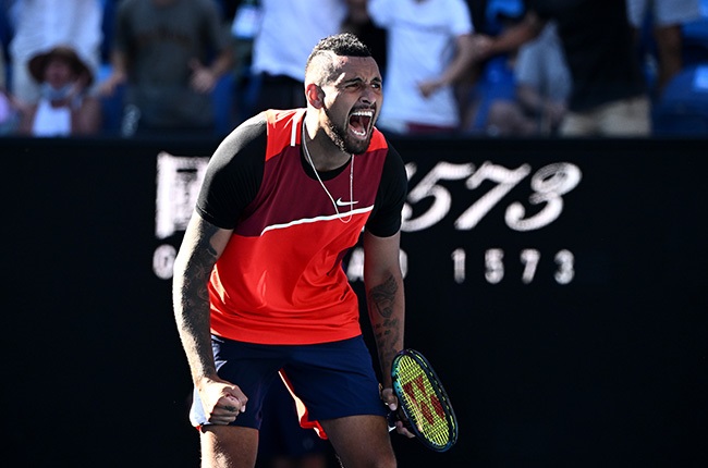 Nick Kyrgios. (Photo by Quinn Rooney/Getty Images)