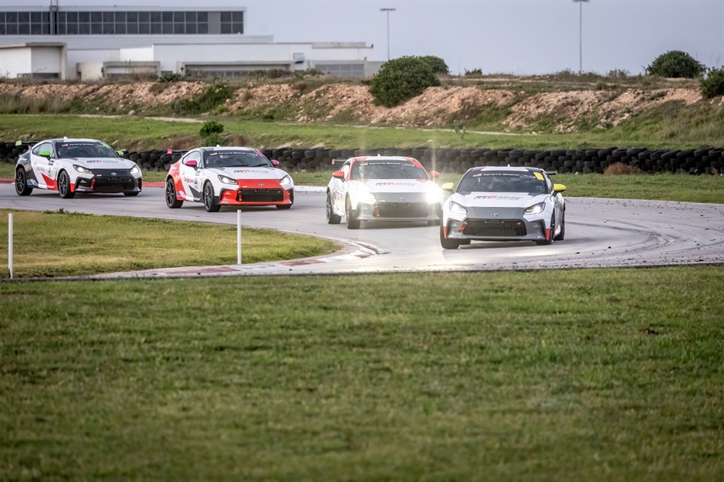 Loads of action during the Toyota GR Cup racing se