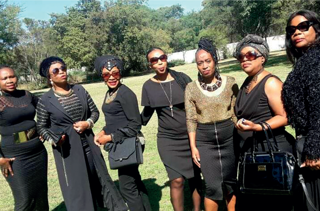 Lifestyle ladies Club attending a funeral(PHOTO:SUPPLIED)
