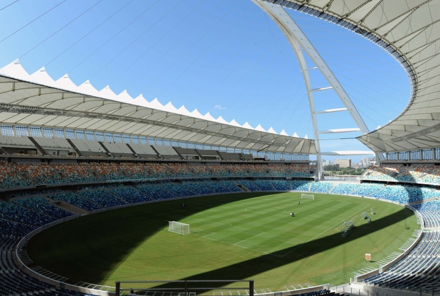 A general view of Moses Mabhida 
