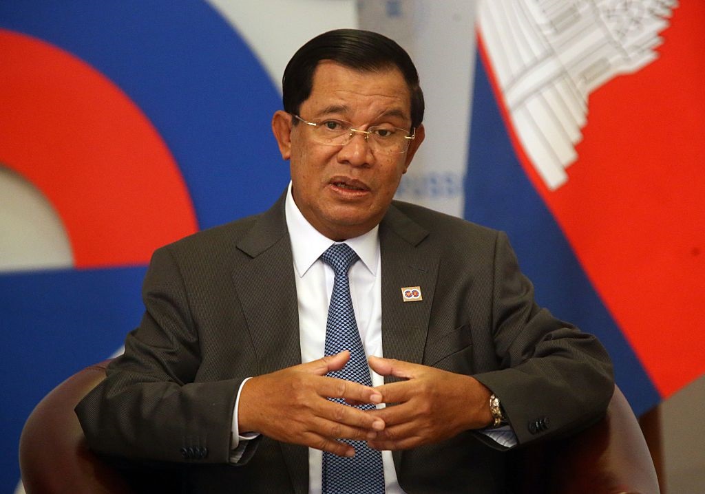 Cambodia's Prime Minister Hun Sen has indicated his eldest son and anointed successor, Hun Manet, might take over as soon as next month. File image. 