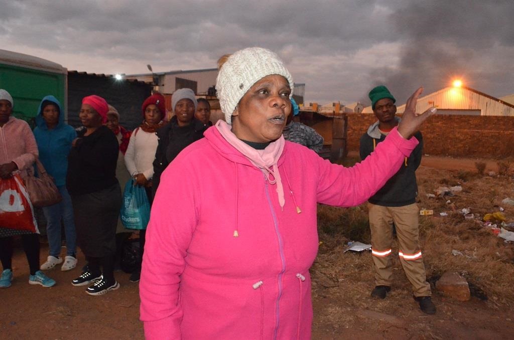 Funiwe Sokhanile from Delmore Informal Settlement says she's tired of empty promises. Photo by Happy Mnguni
