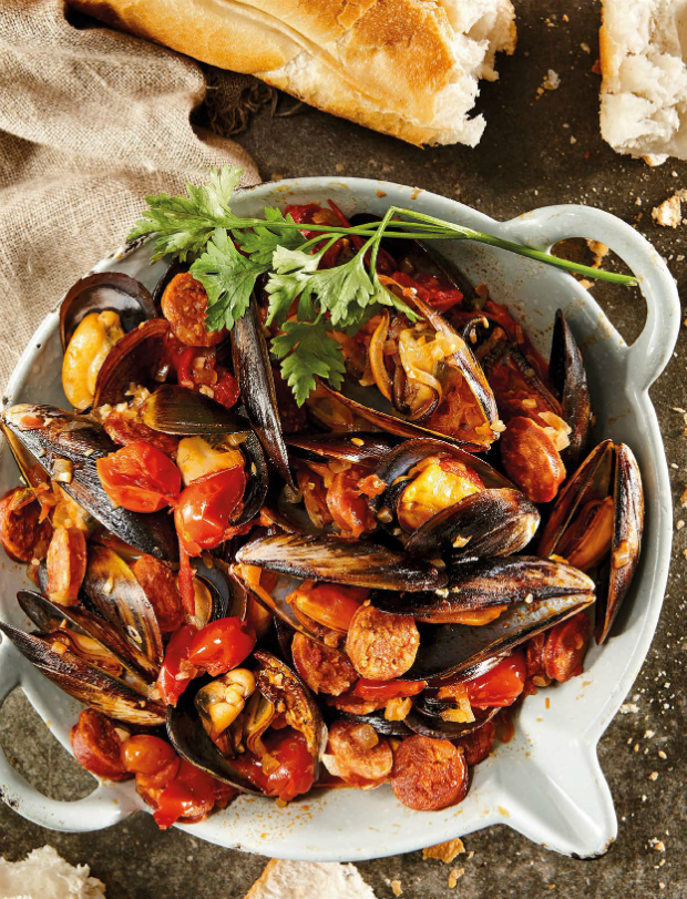 mussels and chorizo recipe