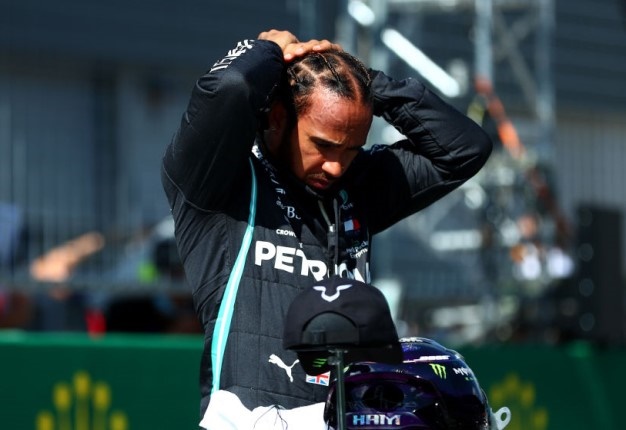Lewis Hamilton of Great Britain and Mercedes GP. (Photo by Dan Istitene - Formula 1/Formula 1 via Getty Images)