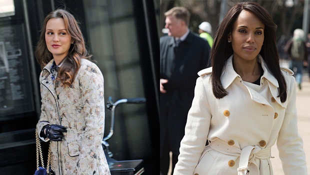 Blair Waldorf from Gossip Girl and Olivia Pope from Scandal. Credit Getty Images and Instagram