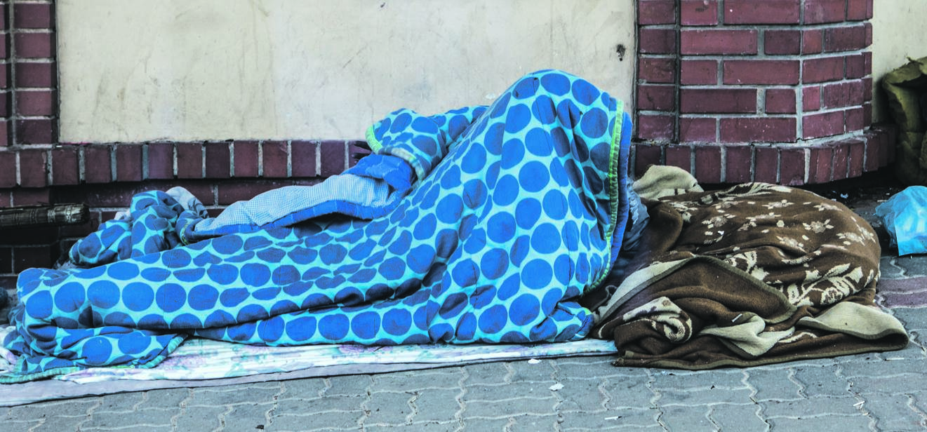 It is estimated that there are 20 000 homeless people in Johannesburg. Many don’t see any reason to vote. They say politicians make promises they don’t keep Picture: Mark Lewis