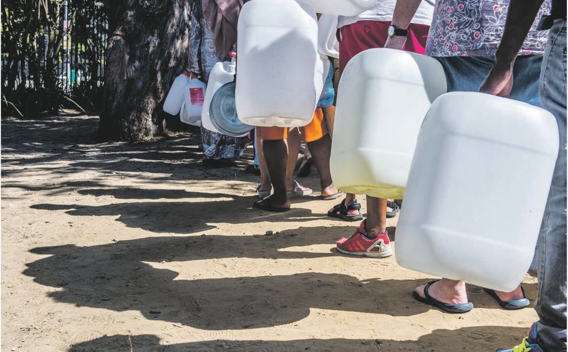 In 2017, 13% of households headed by black people did not have access to tap water less than 200m away. Picture: Jaco Marais