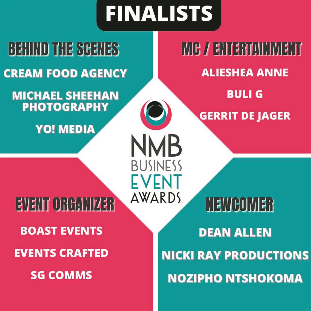 The NMB Business Event Awards finalists.